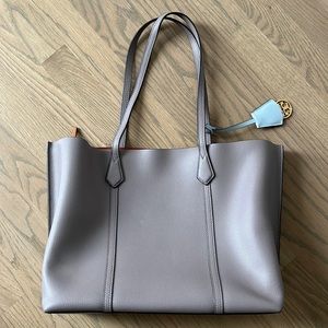 Tory Burch | Perry | Triple Compartment Tote | Heron Grey